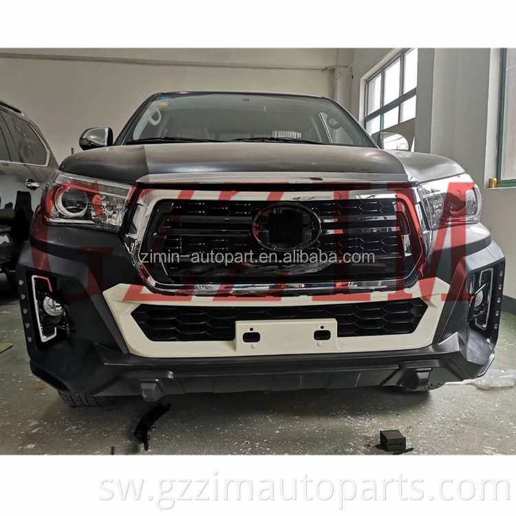 PP Injection Mould Body Kit Front Bumper Grill Fog lamp For R*vo  R*cco 2016+